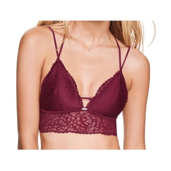 Victoria’s Secret PINK Lightly Lined Lace Bralette - Picture 1 of 8